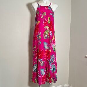 Tommy Bahama Fiesta Floral Midi Cover-Up Dress